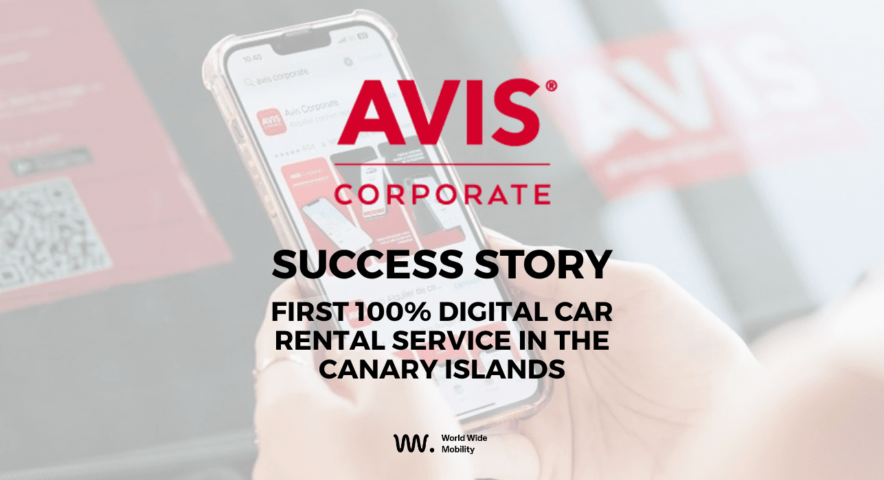 avis corporate the first 100% digital car rental in canary islands spain