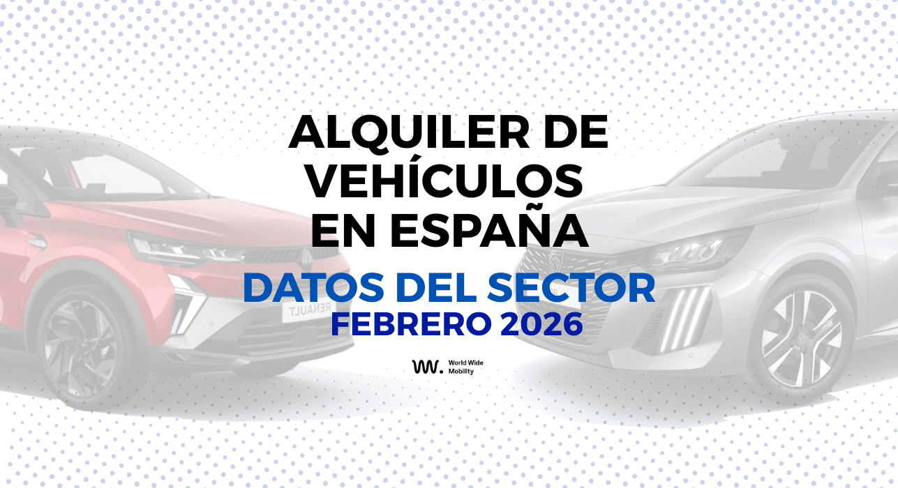 portada del articulo de los datos del alquiler de vehiculos en españa en febrero 2026