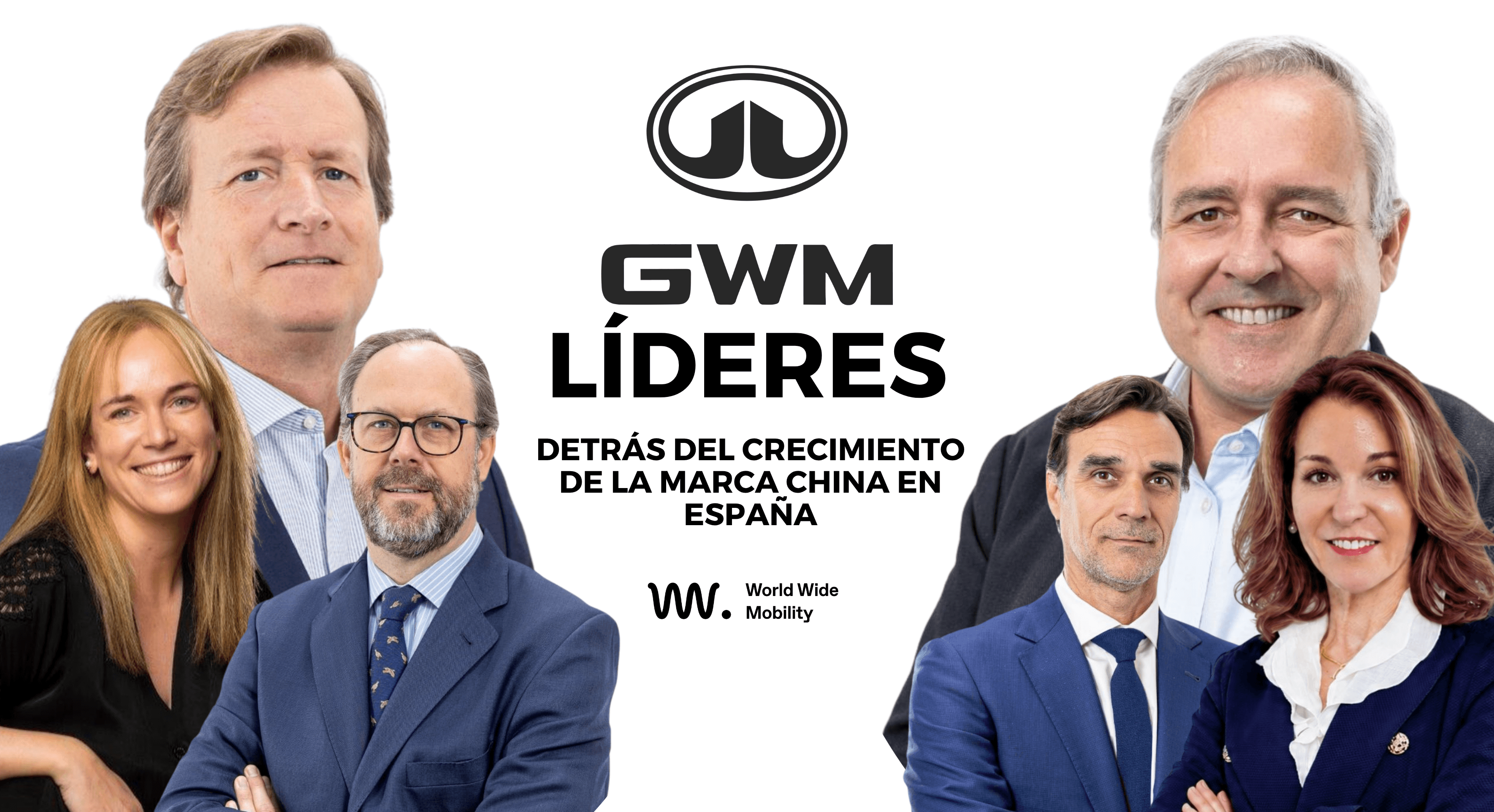 Portada sobre los líderes de GWM España, destacando al equipo directivo detrás del crecimiento de Great Wall Motor en el mercado español.